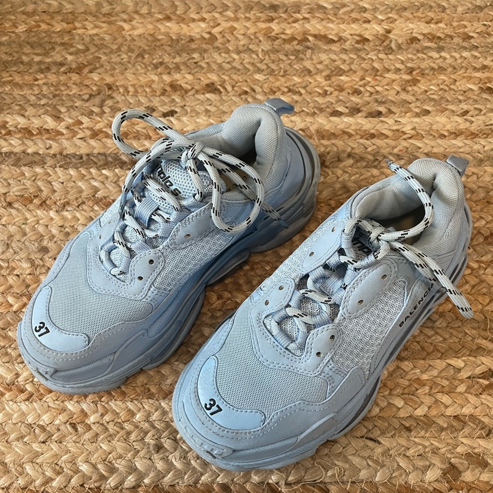 Balenciaga Triple S Sneakers (Light Blue) 37 - Picture 2 of 3
